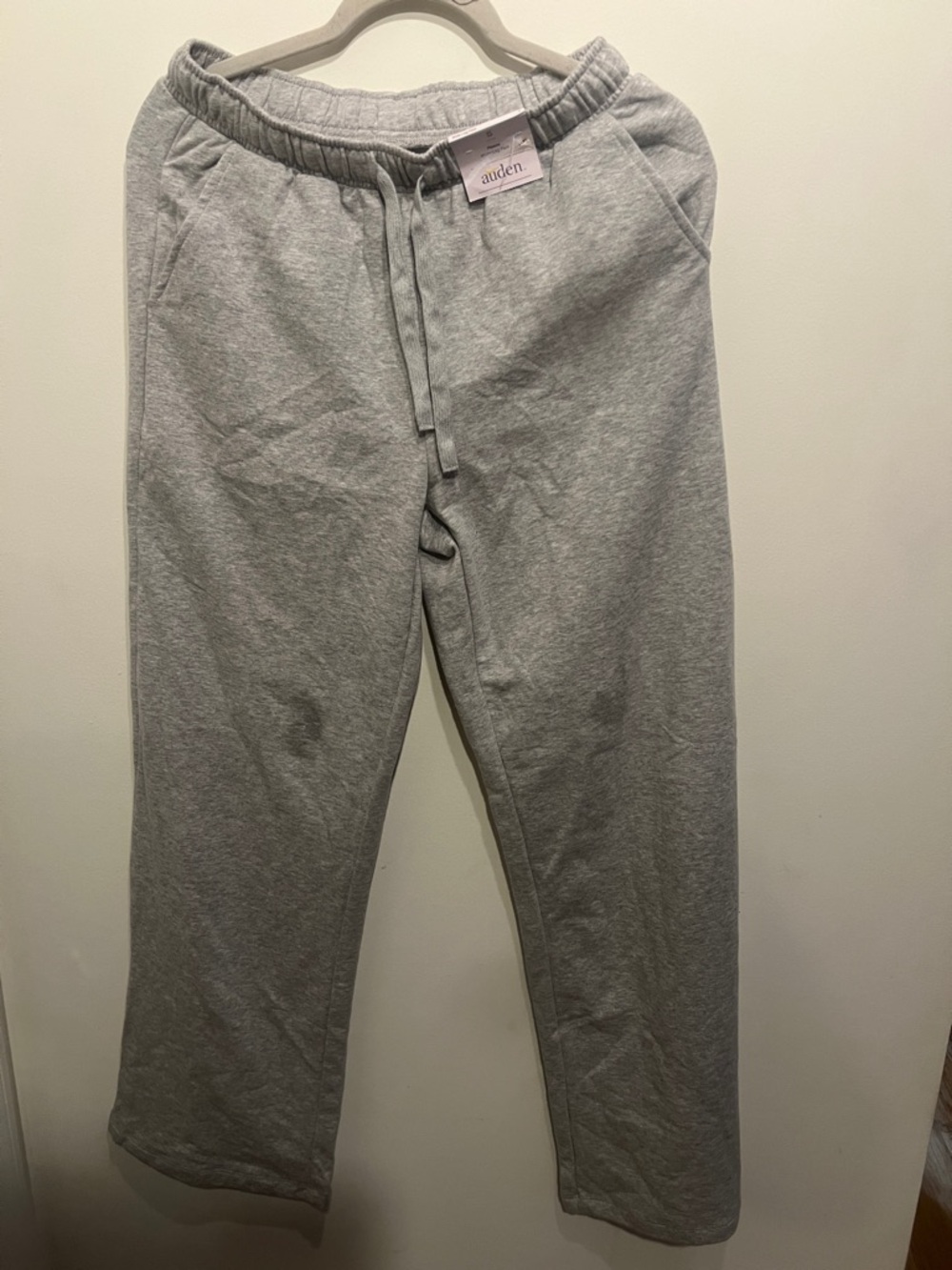 Auden Light Gray Men's Drawstring Joggers